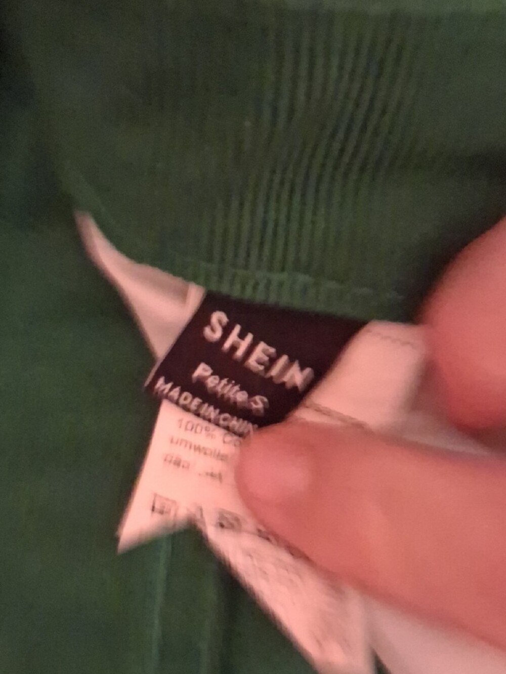 SHEIN Emerald Green Mini Skirt with Front Zip - Picture 3 of 3